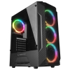 Rampage FUSION 650W 80+ BRONZE Rainbow Temperli Cam ATX Mid-T Gaming Oyuncu Kasa