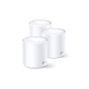 Tp-Link Deco X60(3-pack) AX5400 Whole Home Mesh Wi-Fi 6 System (3X)(Menzil Geniş
