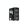 Frisby 650W 80+ Mesh Gaming Siyah Kasa USB3.0(ARGB Fan)(CM-105)