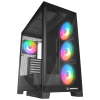 Rampage HYDRA V2 BLACK 4XARGB Fan+Hub Type-C E-ATX Exclusive Siyah Gaming Oyuncu
