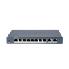 Hikvision DS-3E310P-E/M(B) 8 Port PoE (80W) 10/100Mbps + 2GE Uplink Switch