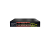 URANIUM POE-1621SFP-200W 16 PORT 10/100+2XGIGABIT RJ45+1XSFP UPLINK POE RACKMOUN