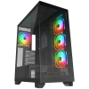 Rampage HYDRA V1 ARGB Fan+Hub Type-C E-ATX Siyah Exclusive Gaming Oyuncu Kasası