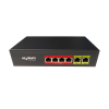 URANIUM POE-4002-48W 4 PORT 10/100 + 2 PORT 10/100 RJ45 UPLINK POE SWITCH(REALTE