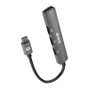 S-link SW-U324 3xUSB2.0, 1xUSB3.0 Type-C Metal USB Hub