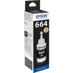 Epson T6641 Siyah M&Uuml;Rekkep Kartuşu L100/L200/L300 (C13T66414A)