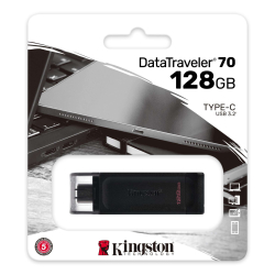 Kingston Dt70 128Gb Datatraveler70 Type-C 3.2 Gen1 (Dt70/128Gb)