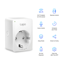 Tp-Link Tapo P100(4-Pack) Mini Akıllı Wi-Fi Priz (4X)
