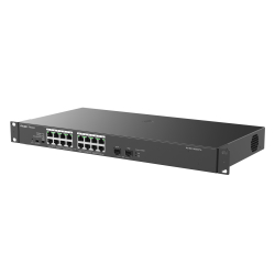 Ruijie Reyee Rg-Es118Gs-Pl 16-Port Gigabit+2X1Gb Sfp Uplink Rackmount 247W Poe 