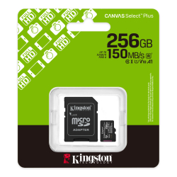 Kingston Sdcs3 256Gb Micro Sd Canvas Select Plus 10 Hafıza Kartı  (Sdcs3/256Gb)