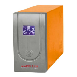 Makelsan Lion 2200Va Lcd/Usb (2X 9Ah) (4-8Dk) Line Interactive K.g.k
