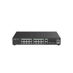 Ruijie Reyee Rg-Es220Gs-P 16-Port +2Xgb Rj45/Sfp(240W) Y&Ouml;N. Uplink Cloud Switch 