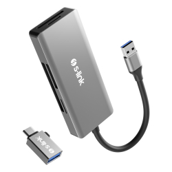 S-Link Sl-Cr51 Typec Ve Usb3.0 Cf, Sd, M2, Micro Sd, Ms 5 In 1 Metal Kart Okuyuc