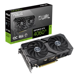 Asus Dual-Rtx4060Ti-O8G-Evo 8Gb 128Bit Gddr6 Dp/Hdmi Pci 4.0 Ekran Kartı