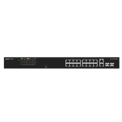 Ruijie Reyee Rg-Es118Fgs-Lp 16-Port 10/100+2X1Gb Rj45/Sfp (120W) Poe Rackmount S