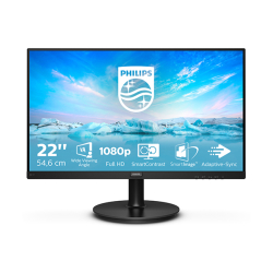 Philips 21.5 221V8 Fhd 4Ms 75Hz Hdmi/Vga Adaptive Sync Va Monit&Ouml;R
