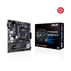 Asus Prime B450M-K Ii B450 Ddr4 Usb3.1 M.2 Dvi/Vga Pci 3.0 Am4 Anakart