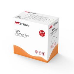 Hikvision Ds-1Ln6Uu/Cca 23Awg, 0,57Mm, Cca(%22Bakır) U/Utp 305Mt Cat6 Kablo(Gri)