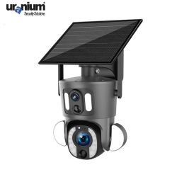 Uranium Anp-Ptz3040S4G 3Mp+3Mp 40M Ir Led/Foodlight Renkli Solar Panel Ptz Kamer
