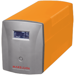 Makelsan Lion 1200 Va Lcd/Usb (2X 7Ah) (5-10Dk) Line Interactive K.g.k