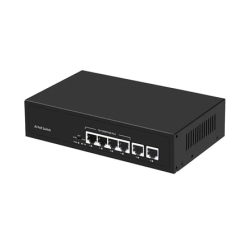 Uranium Poe-4020-55W 4 Port 10/100 + 2 Port 10/100 Rj45 Uplink Poe Switch(Realte
