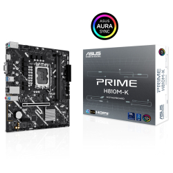 Asus Prime H810M-K H810 Ddr5 M.2 Usb3.2 Hdmi/Vga Pci 4.0 1851P Anakart