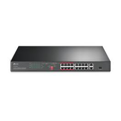 Tp-Link Tl-Sl1218P 16-Port 10/100Mbps + 2-Port Gigabit Switch 1-Sfp 16-Poe+(150W