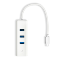 Tp-Link Ue330C 3-Port Usb 3.0 Type-C To Gigabit Ethernet Adapt&Ouml;R