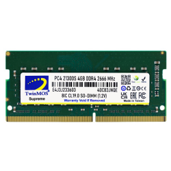 Twinmos 4Gb 2666Mhz Ddr4 So-Dimm Ram (Mdd44Gb2666N)