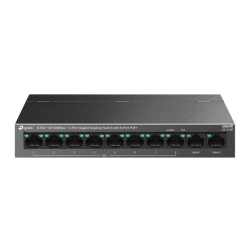 Tp-Link Ls1210P 8-Port 10/100 Mbps+2 Port Gigabit Switch With 8-Port Poe+ (96W)