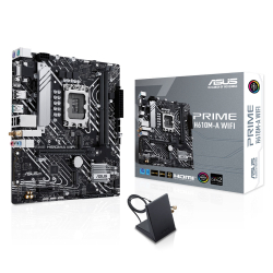 Asus Prime H610M-A Wifi H610 Ddr5 M.2 Usb3.2 Dp/Hdmi/Vga Pci 4.0 1700P 