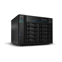 Asustor As6510T Nas (C3538 İşlemci, 8Gb Ram, 10 Hdd Yuvalı, 4Gbe, Usb 3.2