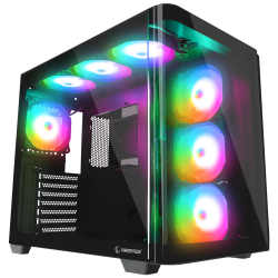 Rampage Loopy Plus 950W 80 Plus Argb Fan Atx Mid-T Siyah Gaming Oyuncu Kasası