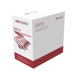 Hikvision Ds-1Ln6U-G 23Awg, 0,55Mm, Saf Bakır U/Utp 305Mt Cat6 Kablo (Gri)