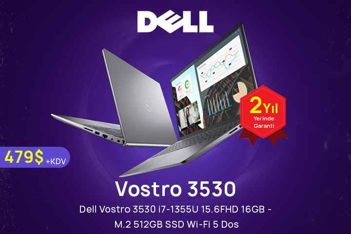 Dell Vostro 3530 İhtiyacınız Olan Performans!