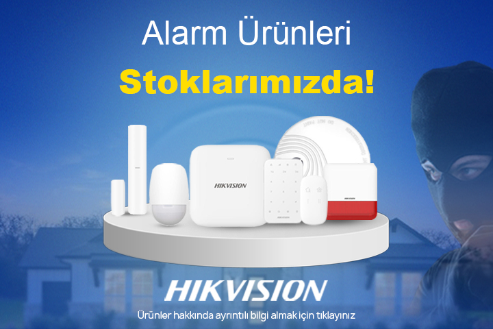 Hikvision Alarm Ürünleri Stoklarda!