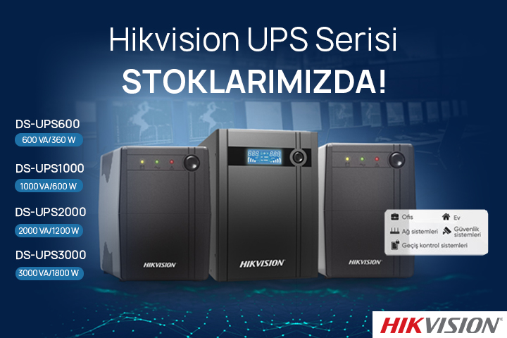 Hikvision UPS Serisi Stoklarımızda!